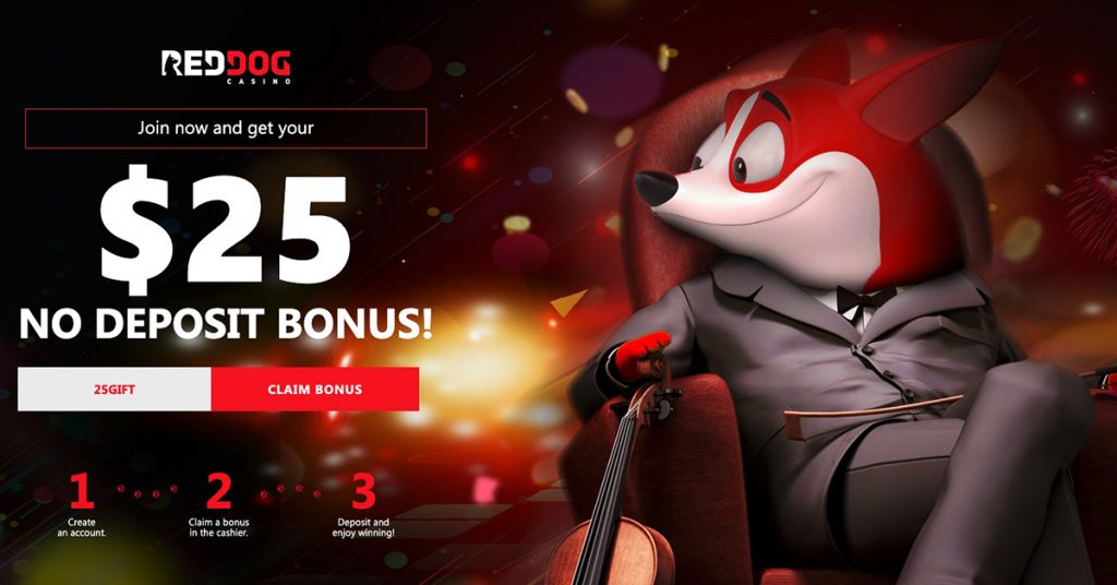 Red Dog Casino - $25 No Deposit Bonus