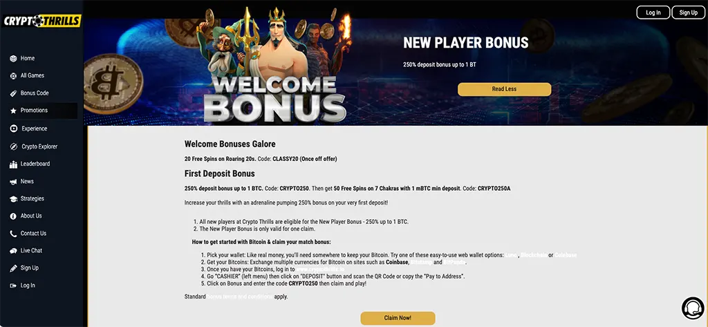 Welcome Bonus