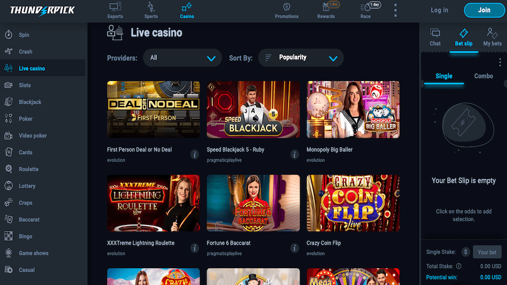 Thunderpick-Casino-Live-Casino