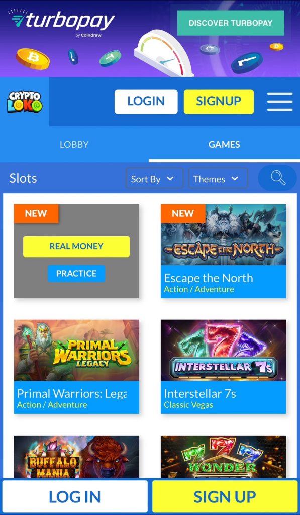 Crypto-Loco-Casino-Mobile-Version-Slots