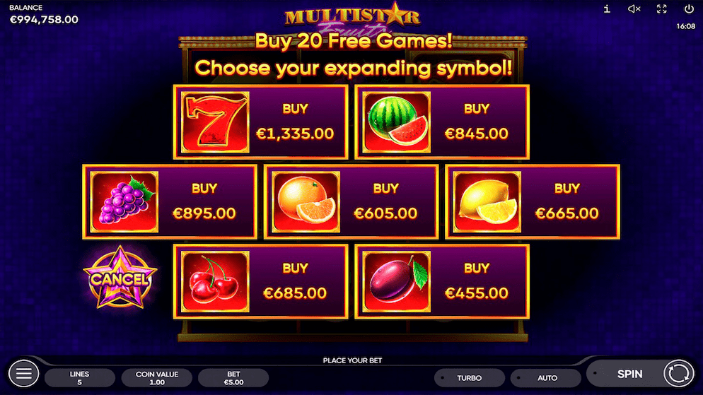 multistar fruits buy pop