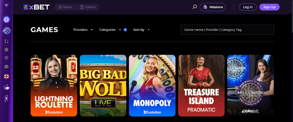 0x-Bet-Casino-Live-Casino