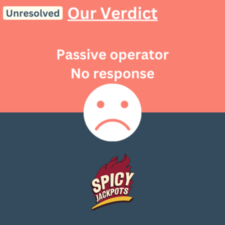 Spicyjackpots > Withdrawal Issue 5