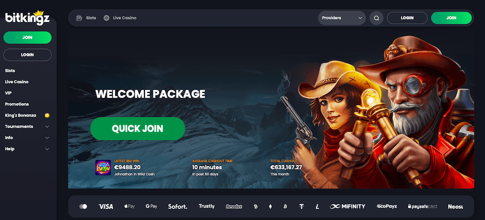 bitkingz-casino-home-page