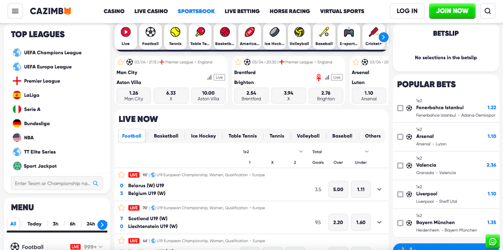 Cazimbo-Casino-Sportsbook