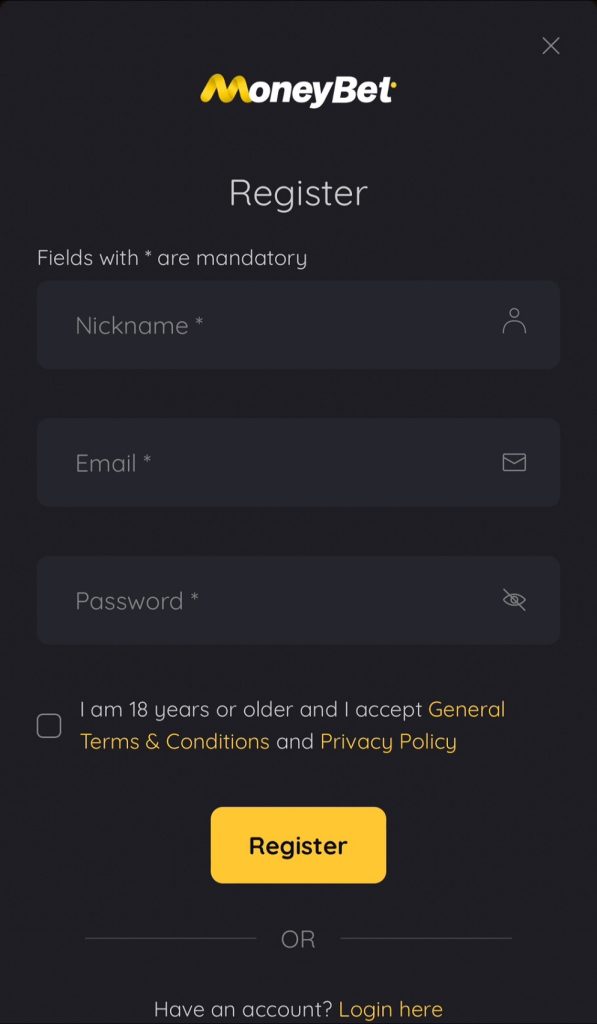 MoneyBet-Mobile-Register