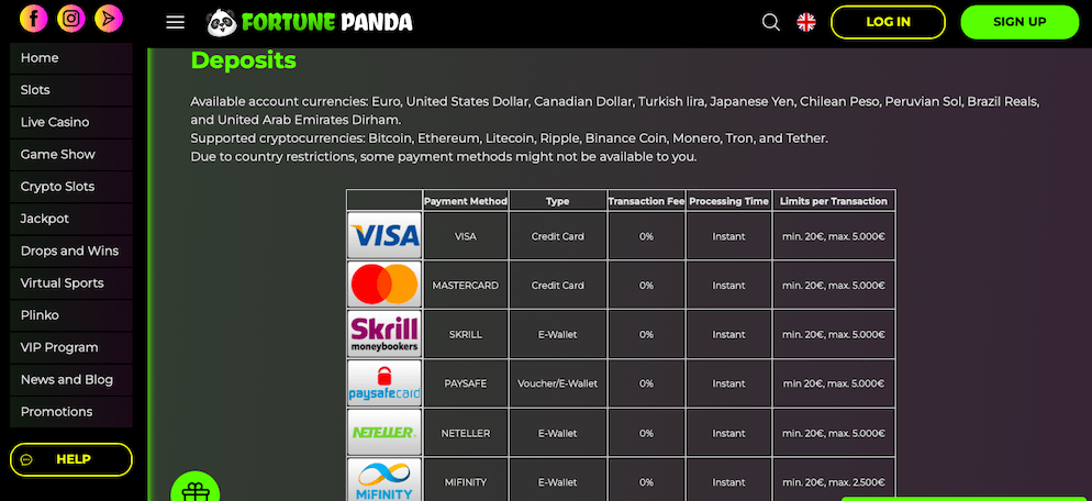 fortune-panda-casino-payments