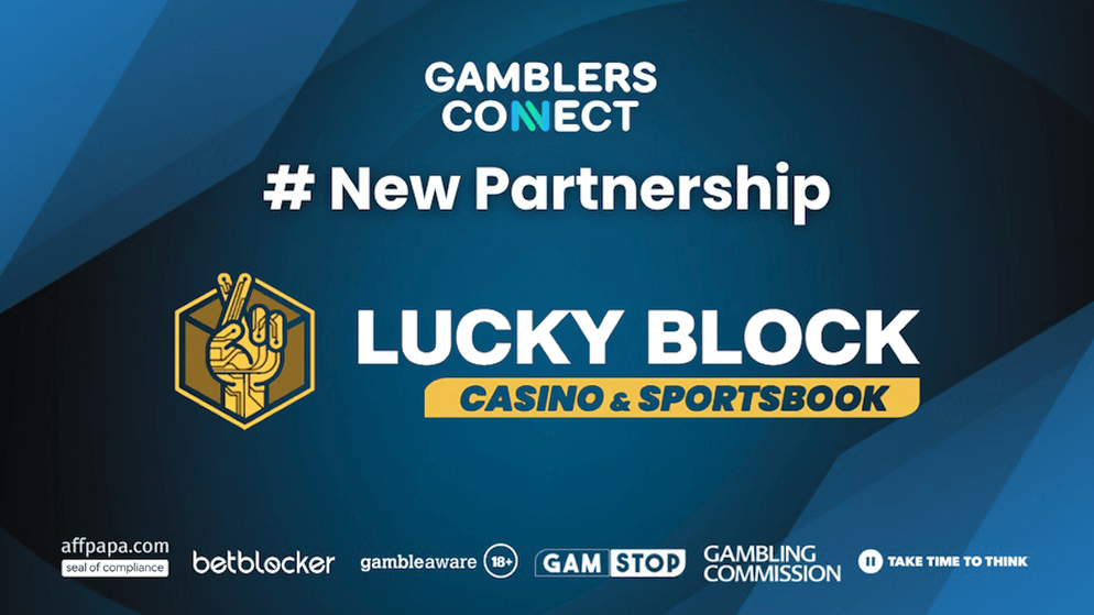 Lucky Block Casino has officially partnered with Gamblers Connect