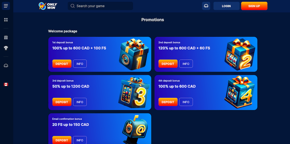 OnlyWin-Casino-Promotions