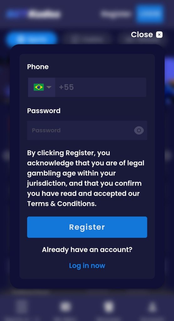 kudosbet-mobile-register