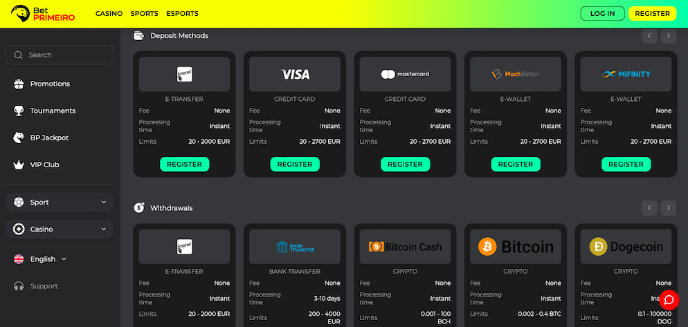 betprimeiro-casino-payment-methods