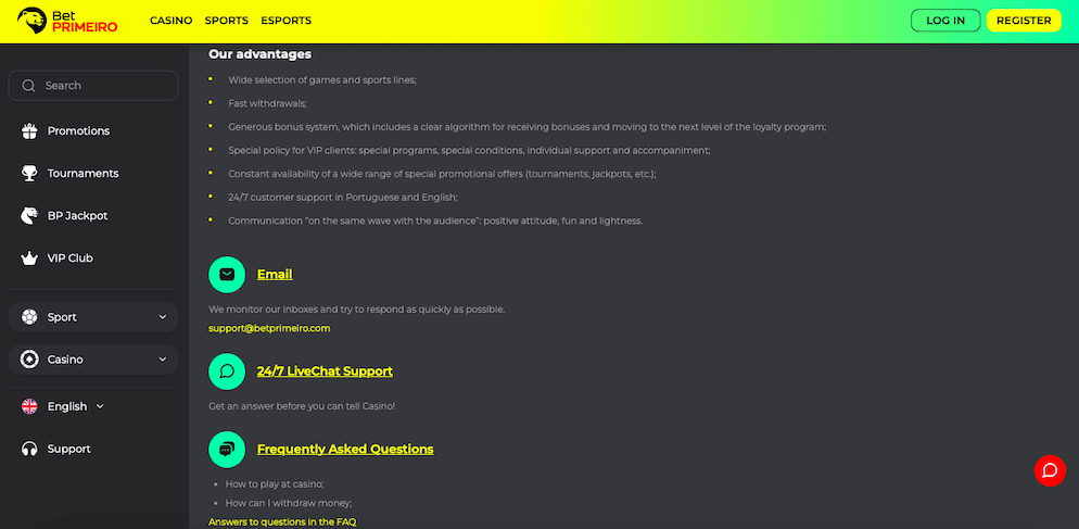 betprimeiro-casino-customer-support
