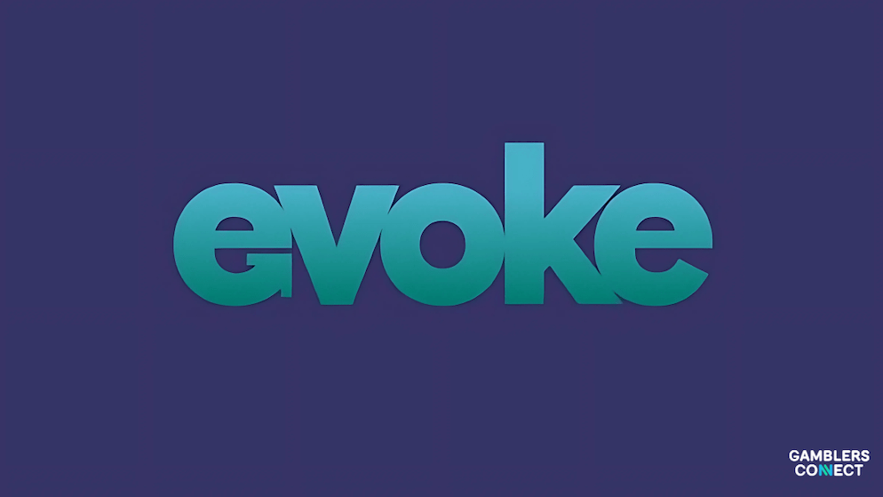 The logo for Evoke, the parent company of William Hill and 888, which announced a 43% increase in H1 Adjusted EBITDA.