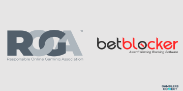 The official logos of the Responsible Online Gaming Association (ROGA) and the charity BetBlocker, displayed together to represent their new partnership to promote responsible gaming and offer free blocking software in the United States.