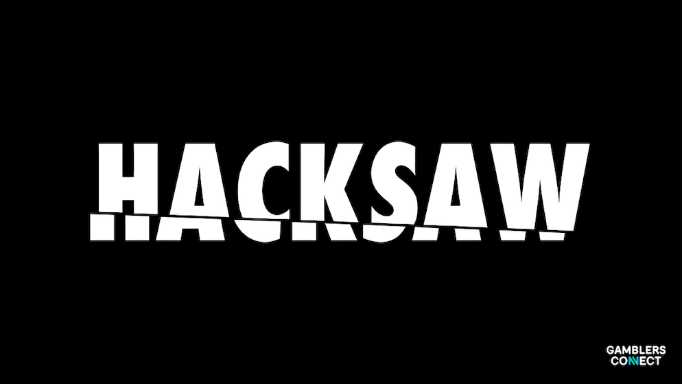 The Hacksaw Gaming logo in white against a black background. Hacksaw Gaming has launched its game portfolio in the Czech Republic with Apollo Games Casino.