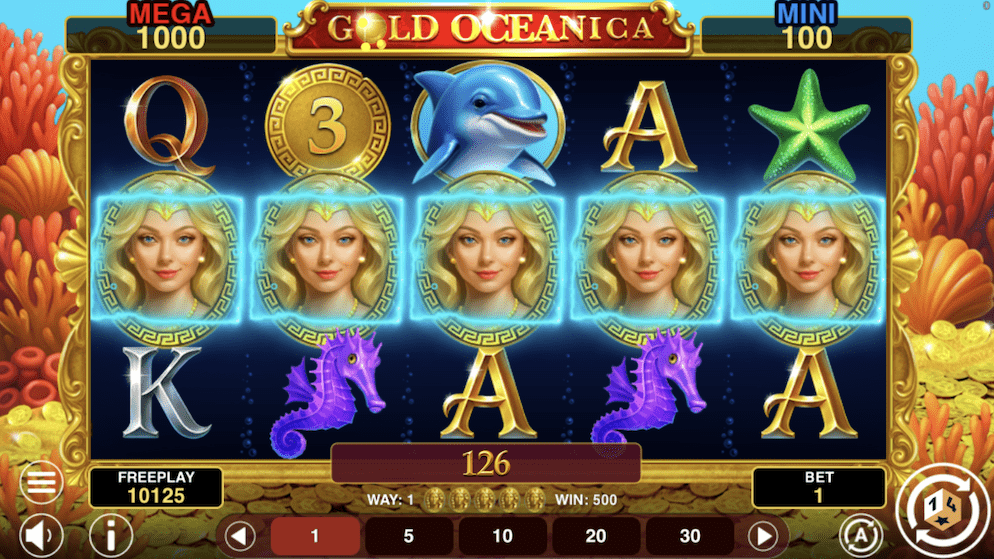 Gold Oceanica Hold & Win - win