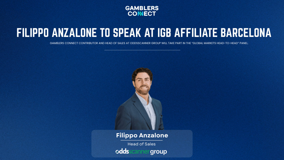 Graphic detailing the "Global Markets Head-to-Head" session at iGB Affiliate, highlighting the discussion on US, LATAM, and Africa markets.