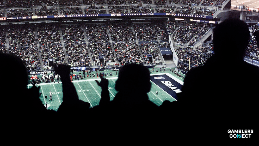 Digital sportsbook graphic highlighting the best Super Bowl prop bets for Sam Darnold and Drake Maye.