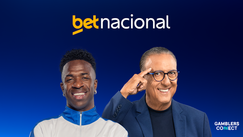 The immersive Betnacional experience hub at the Rio Open 2026, featuring tennis-inspired scenography and fan challenges.