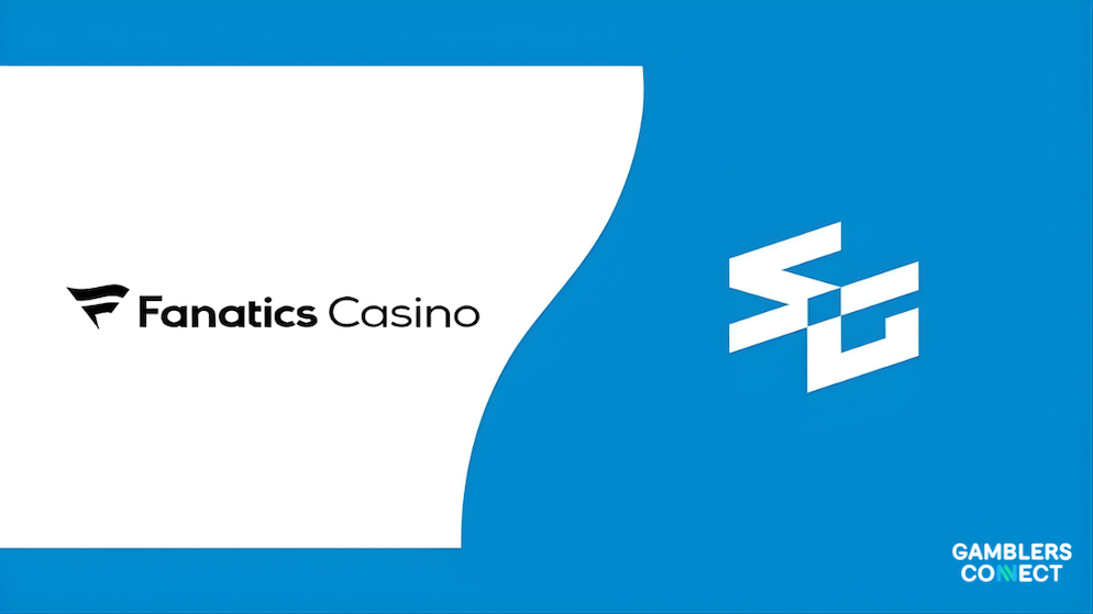 Official logos for Fanatics Casino and S Gaming, highlighting the exclusive launch of the Triple 7 Jackpot slot title in the US.